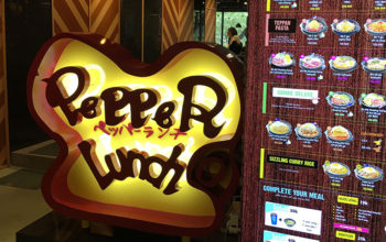 Tranh 3m ngoài cửa hàng Pepper lunch Hoàng Đạo Thúy